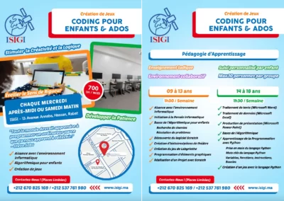 ISIGI - Brochure Coding pour Enfants par FORCINET